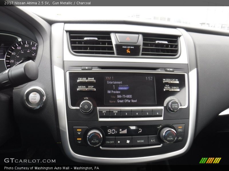 Gun Metallic / Charcoal 2017 Nissan Altima 2.5 SV