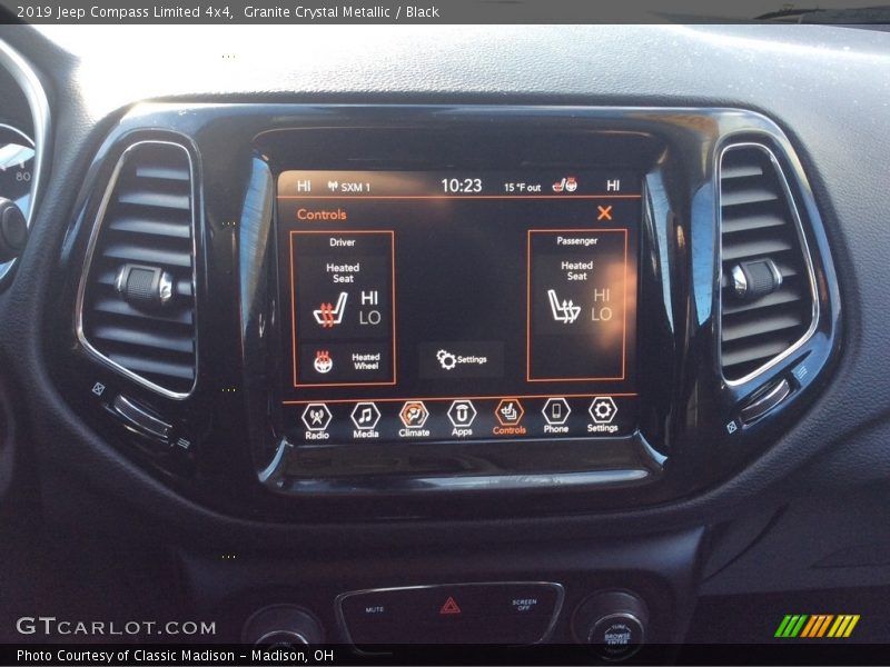 Granite Crystal Metallic / Black 2019 Jeep Compass Limited 4x4