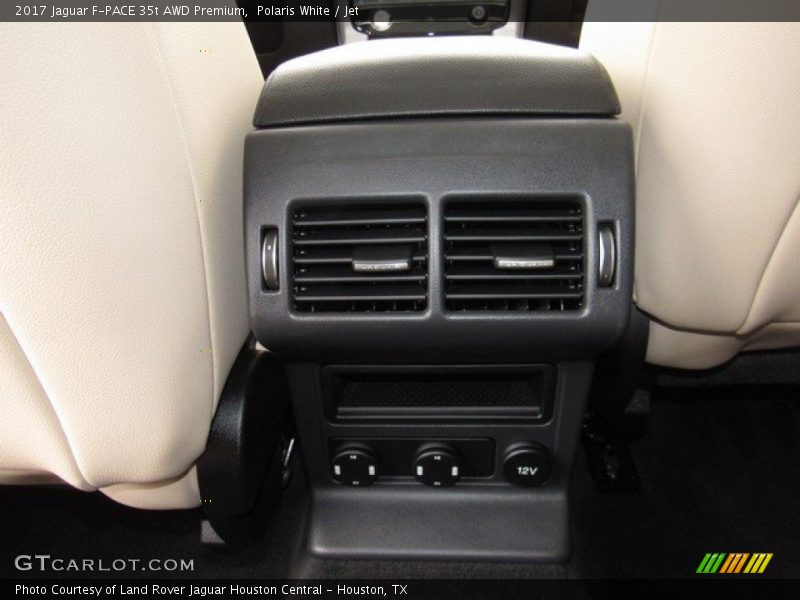 Polaris White / Jet 2017 Jaguar F-PACE 35t AWD Premium