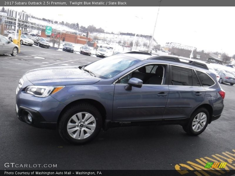 Twilight Blue Metallic / Slate Black 2017 Subaru Outback 2.5i Premium
