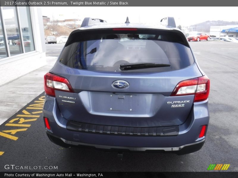 Twilight Blue Metallic / Slate Black 2017 Subaru Outback 2.5i Premium