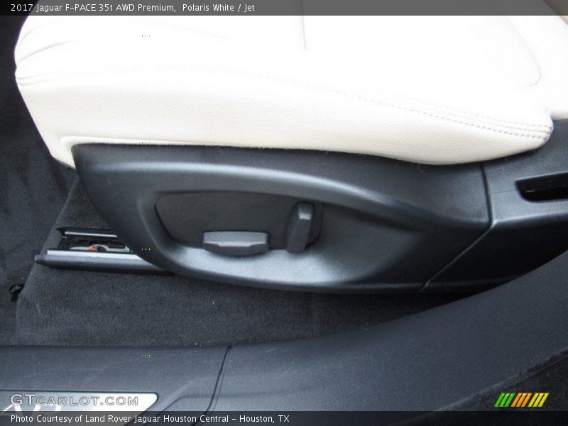 Polaris White / Jet 2017 Jaguar F-PACE 35t AWD Premium