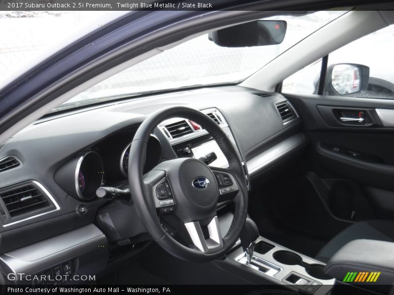 Twilight Blue Metallic / Slate Black 2017 Subaru Outback 2.5i Premium