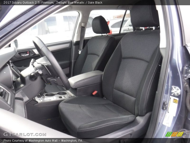 Twilight Blue Metallic / Slate Black 2017 Subaru Outback 2.5i Premium
