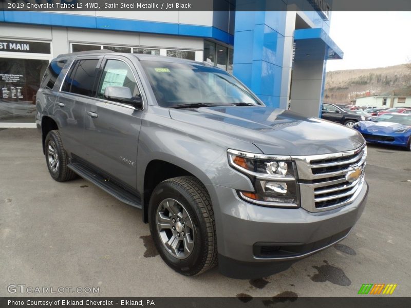 Satin Steel Metallic / Jet Black 2019 Chevrolet Tahoe LS 4WD