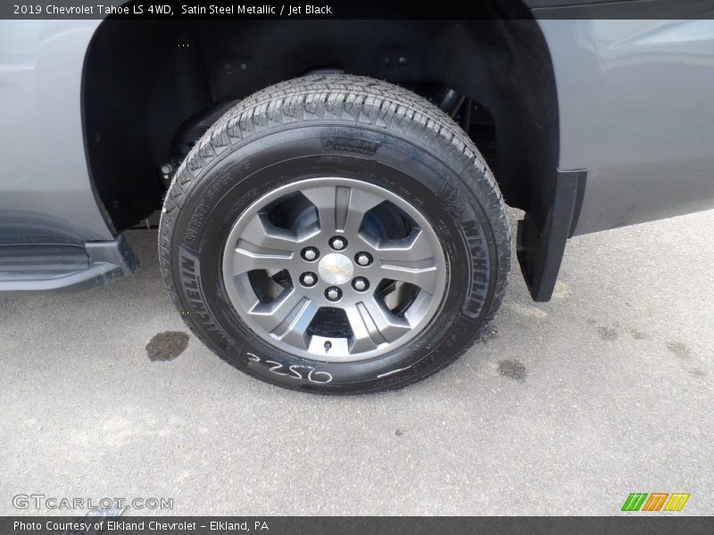 Satin Steel Metallic / Jet Black 2019 Chevrolet Tahoe LS 4WD