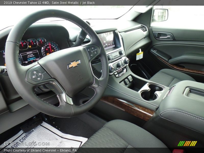 Satin Steel Metallic / Jet Black 2019 Chevrolet Tahoe LS 4WD