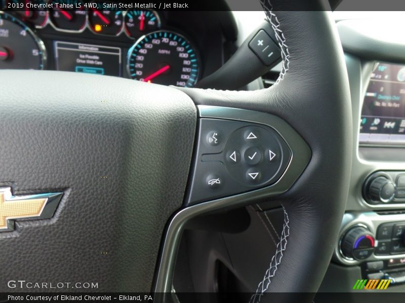 Satin Steel Metallic / Jet Black 2019 Chevrolet Tahoe LS 4WD