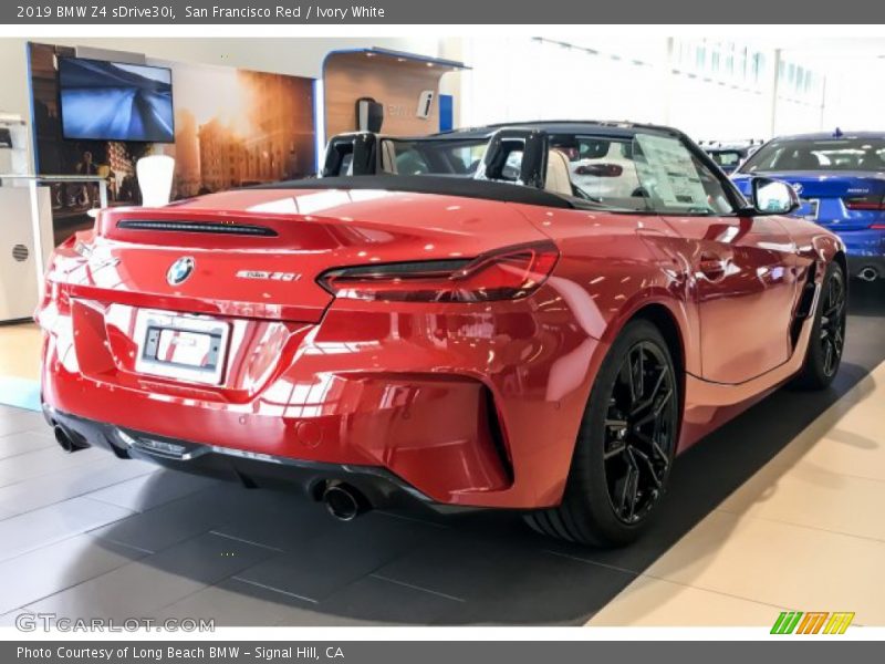 San Francisco Red / Ivory White 2019 BMW Z4 sDrive30i