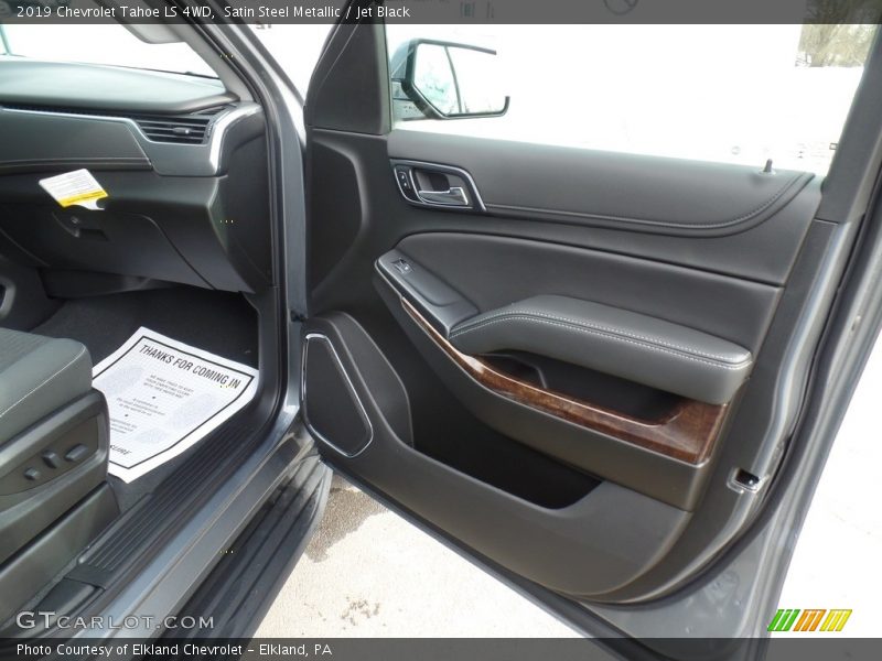 Satin Steel Metallic / Jet Black 2019 Chevrolet Tahoe LS 4WD