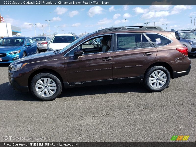 Cinnamon Brown Pearl / Warm Ivory 2019 Subaru Outback 2.5i Premium