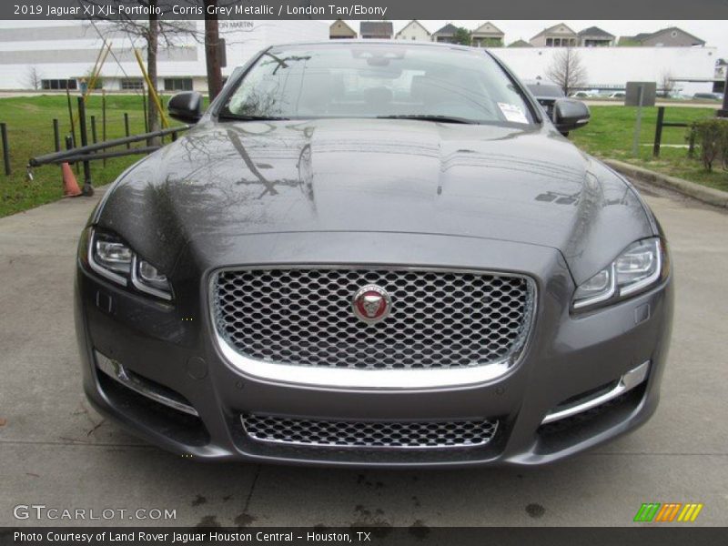 Corris Grey Metallic / London Tan/Ebony 2019 Jaguar XJ XJL Portfolio