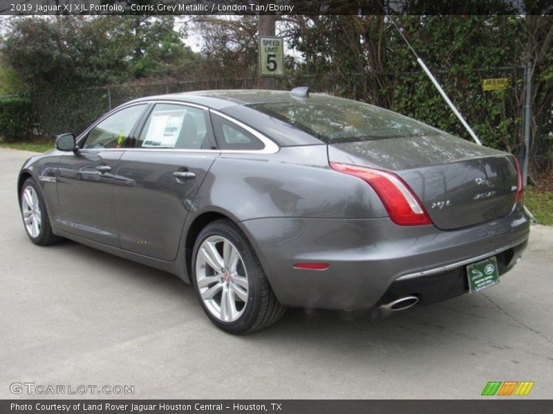 Corris Grey Metallic / London Tan/Ebony 2019 Jaguar XJ XJL Portfolio