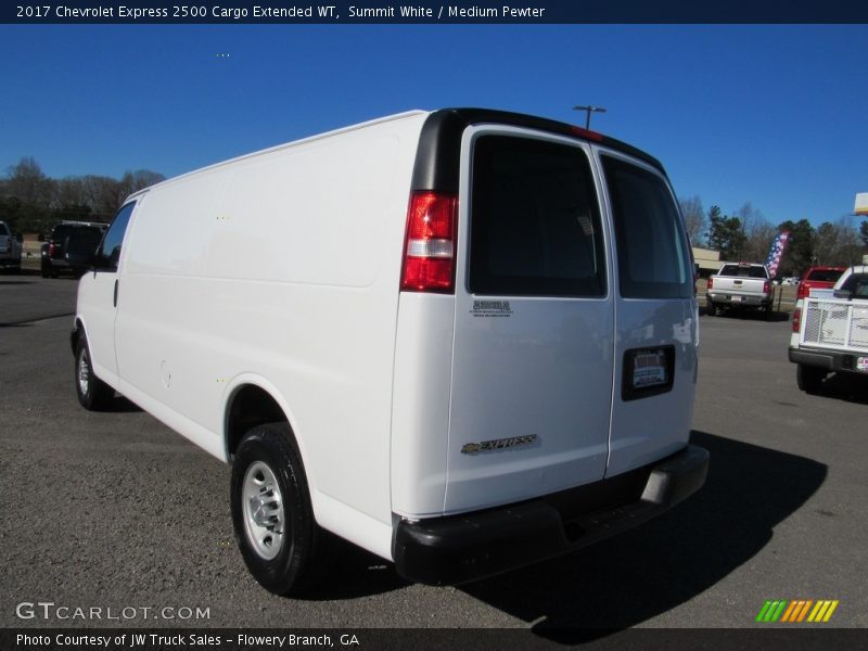 Summit White / Medium Pewter 2017 Chevrolet Express 2500 Cargo Extended WT