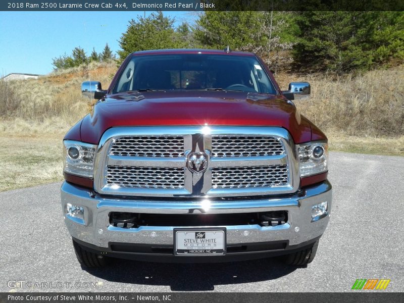 Delmonico Red Pearl / Black 2018 Ram 2500 Laramie Crew Cab 4x4