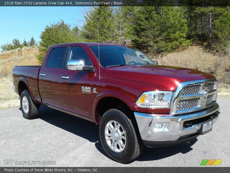 Delmonico Red Pearl / Black 2018 Ram 2500 Laramie Crew Cab 4x4