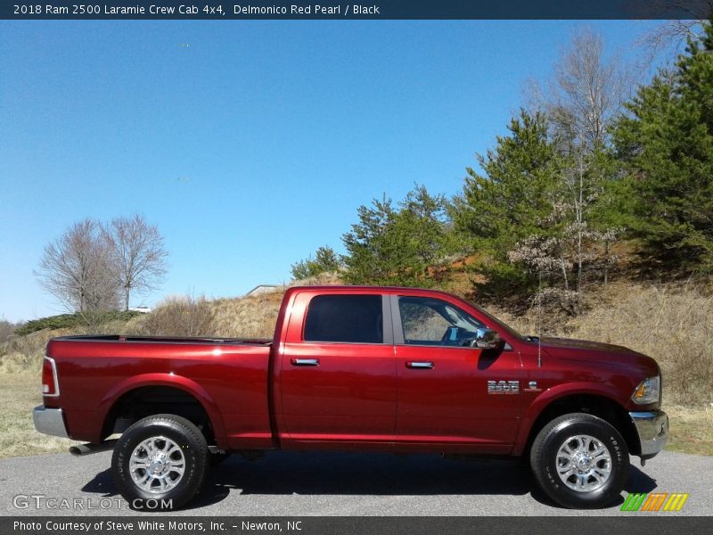 Delmonico Red Pearl / Black 2018 Ram 2500 Laramie Crew Cab 4x4