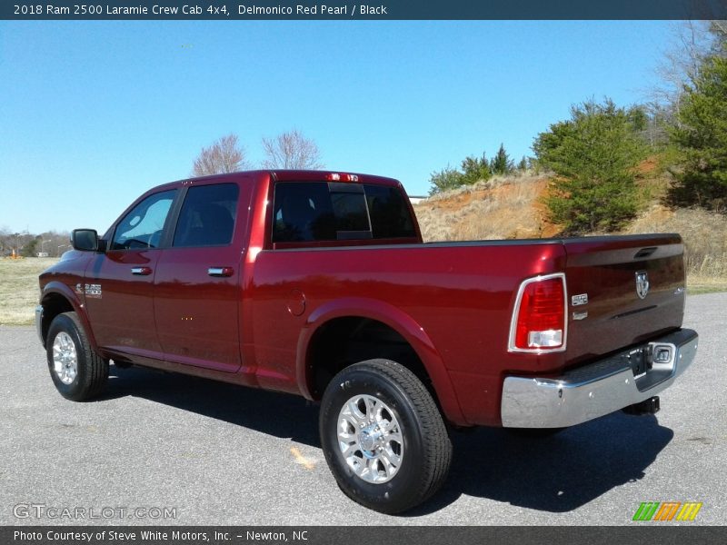 Delmonico Red Pearl / Black 2018 Ram 2500 Laramie Crew Cab 4x4