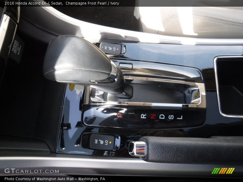 Champagne Frost Pearl / Ivory 2016 Honda Accord EX-L Sedan