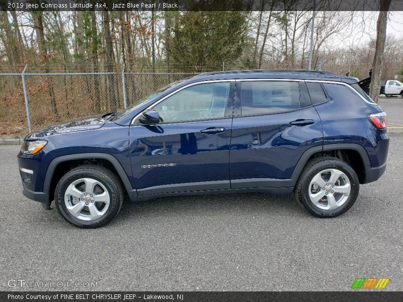 Jazz Blue Pearl / Black 2019 Jeep Compass Latitude 4x4