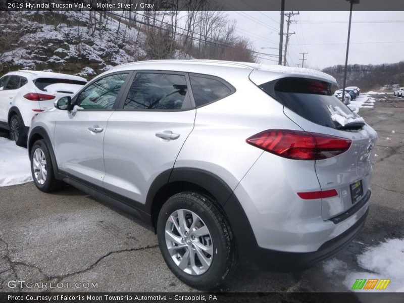 Molten Silver / Gray 2019 Hyundai Tucson Value