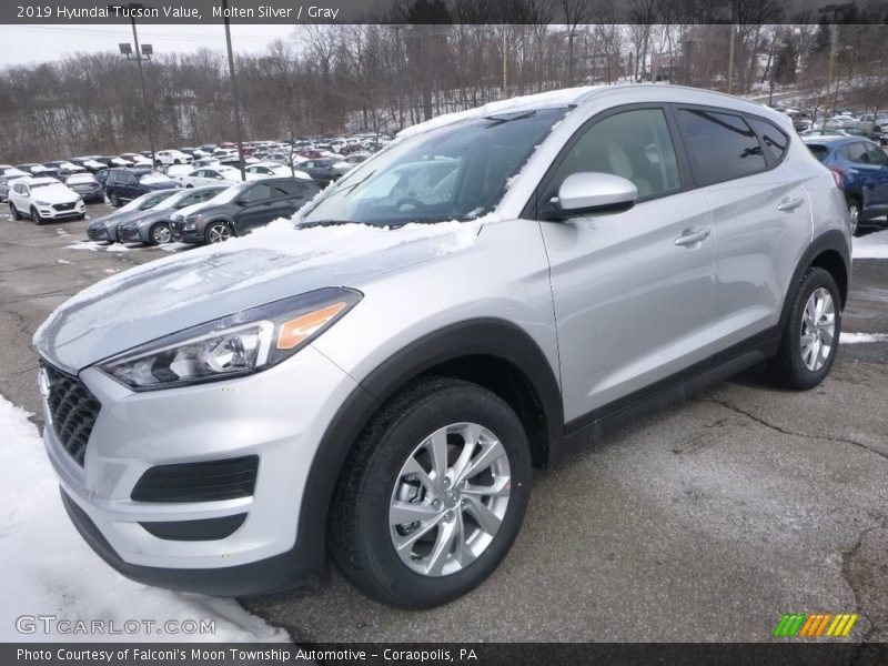 Molten Silver / Gray 2019 Hyundai Tucson Value