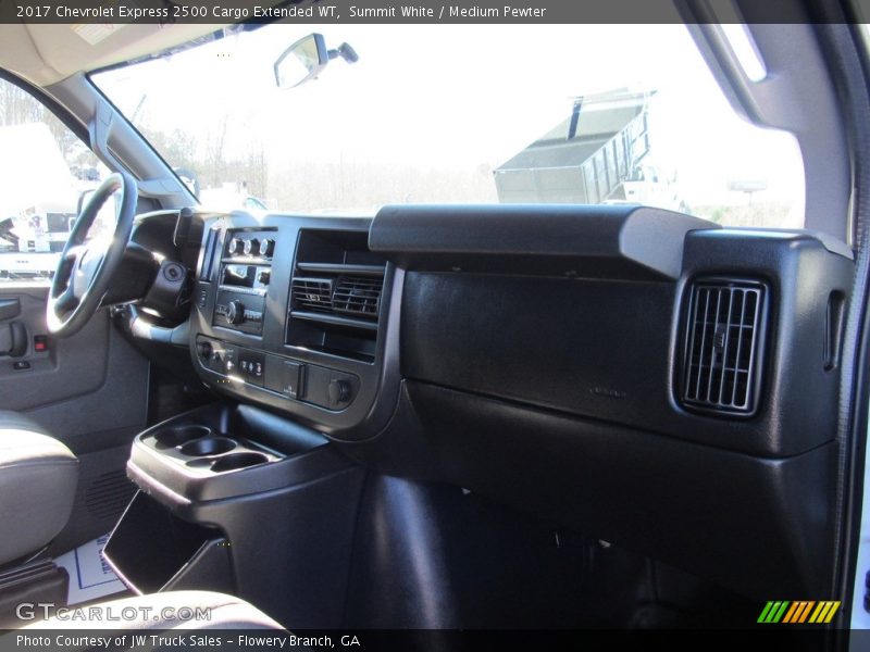 Summit White / Medium Pewter 2017 Chevrolet Express 2500 Cargo Extended WT