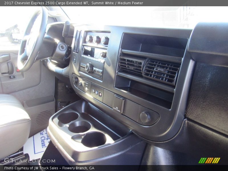 Summit White / Medium Pewter 2017 Chevrolet Express 2500 Cargo Extended WT