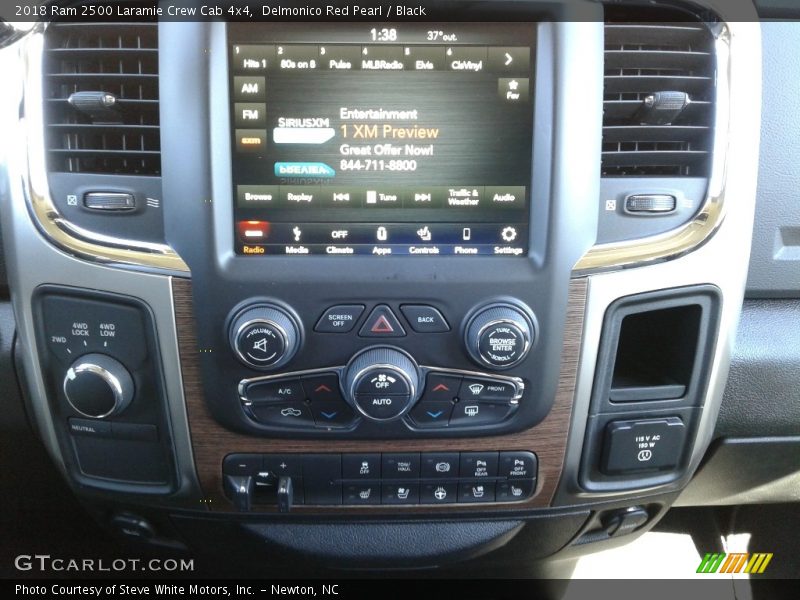 Delmonico Red Pearl / Black 2018 Ram 2500 Laramie Crew Cab 4x4