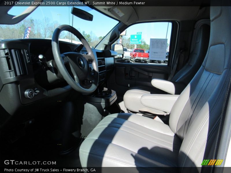 Summit White / Medium Pewter 2017 Chevrolet Express 2500 Cargo Extended WT