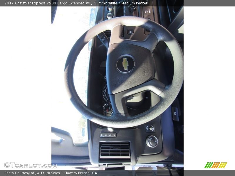 Summit White / Medium Pewter 2017 Chevrolet Express 2500 Cargo Extended WT