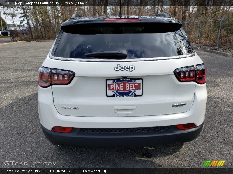 White / Black 2019 Jeep Compass Latitude 4x4