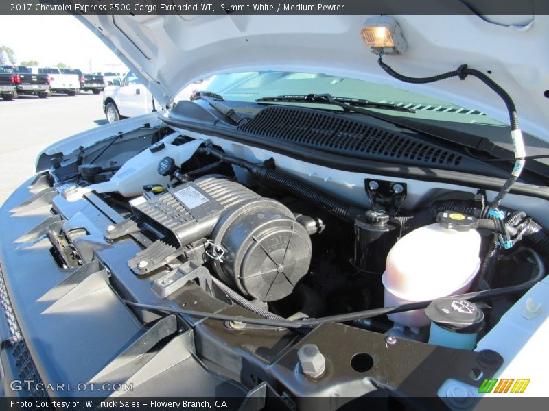 Summit White / Medium Pewter 2017 Chevrolet Express 2500 Cargo Extended WT