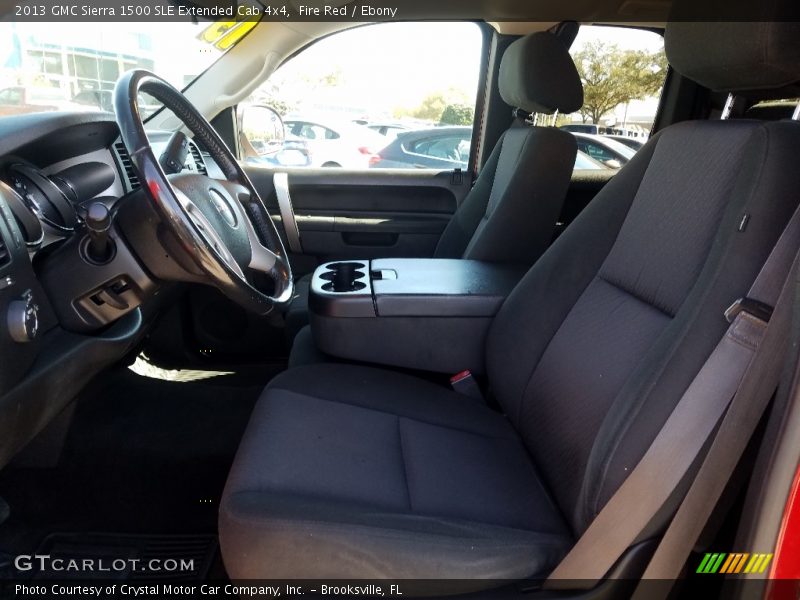 Fire Red / Ebony 2013 GMC Sierra 1500 SLE Extended Cab 4x4
