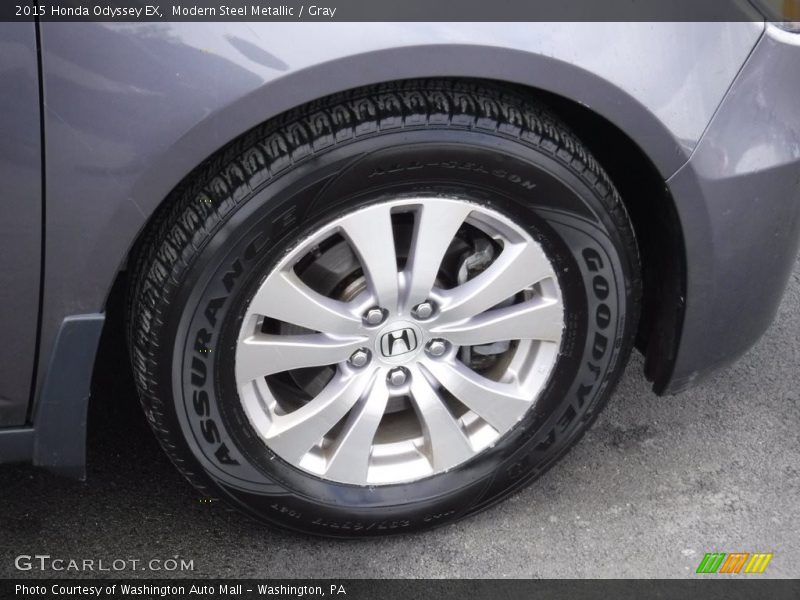 Modern Steel Metallic / Gray 2015 Honda Odyssey EX