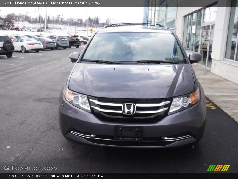 Modern Steel Metallic / Gray 2015 Honda Odyssey EX