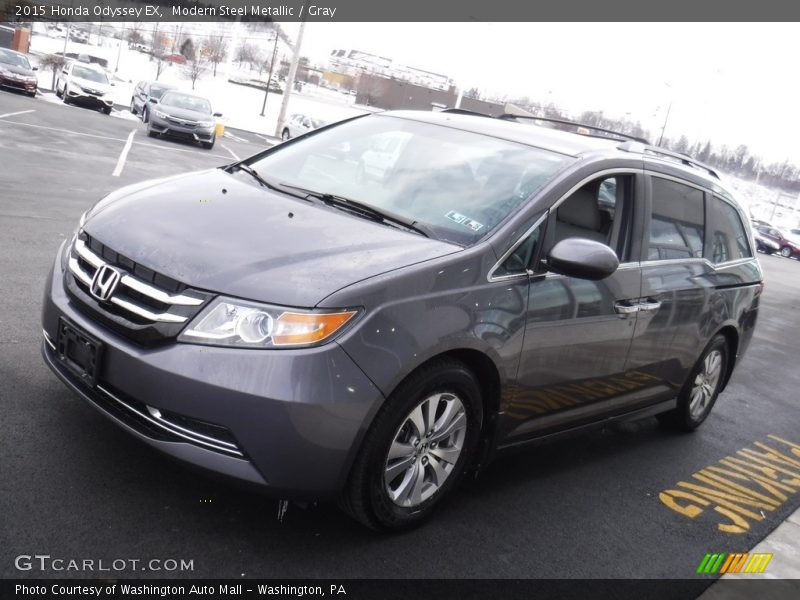 Modern Steel Metallic / Gray 2015 Honda Odyssey EX