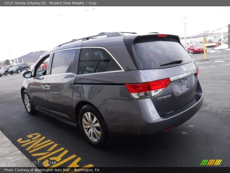 Modern Steel Metallic / Gray 2015 Honda Odyssey EX