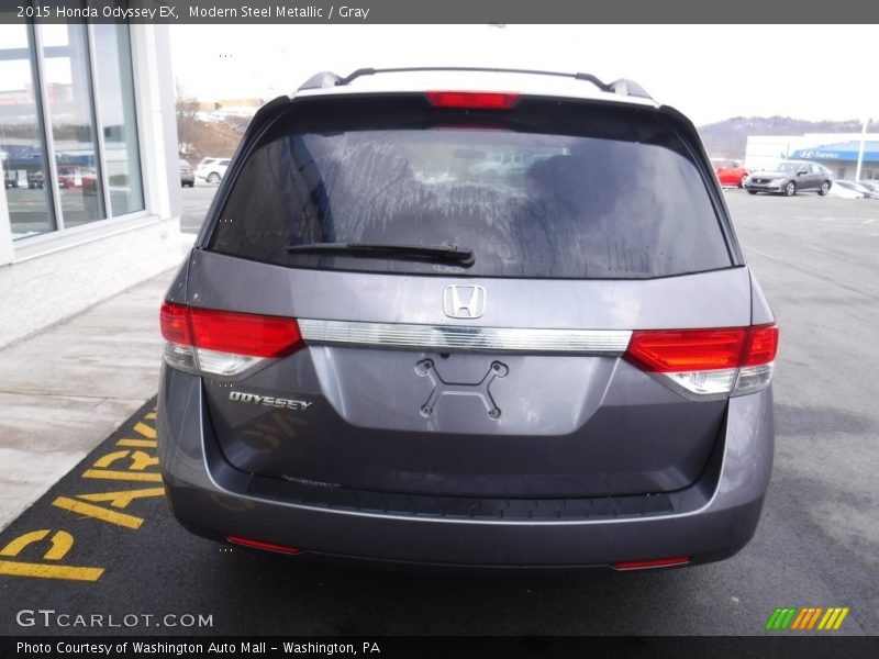 Modern Steel Metallic / Gray 2015 Honda Odyssey EX