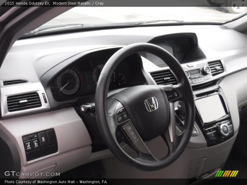 Modern Steel Metallic / Gray 2015 Honda Odyssey EX