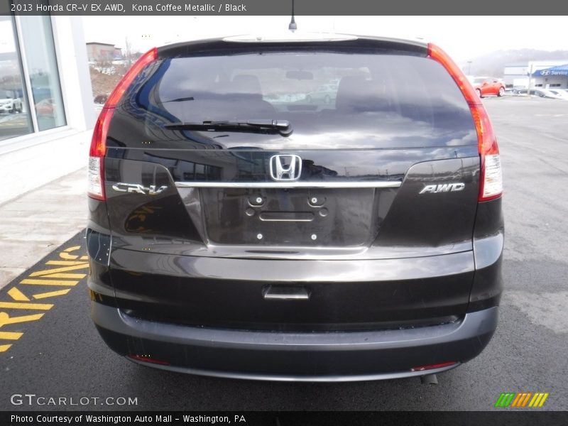Kona Coffee Metallic / Black 2013 Honda CR-V EX AWD