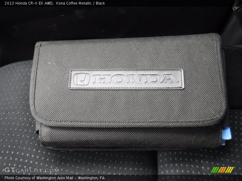 Kona Coffee Metallic / Black 2013 Honda CR-V EX AWD