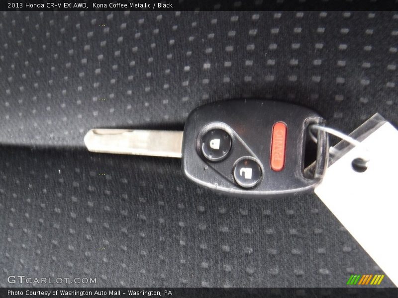Kona Coffee Metallic / Black 2013 Honda CR-V EX AWD