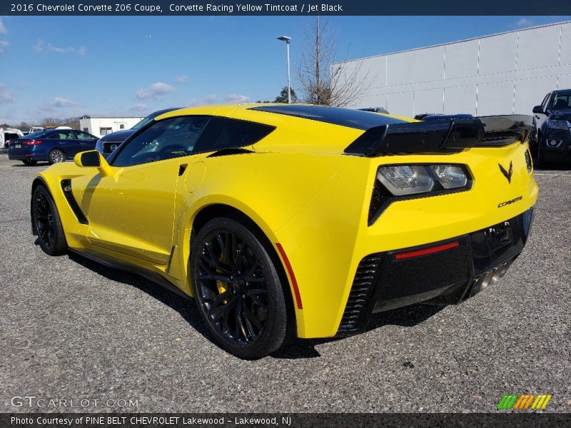 Corvette Racing Yellow Tintcoat / Jet Black 2016 Chevrolet Corvette Z06 Coupe