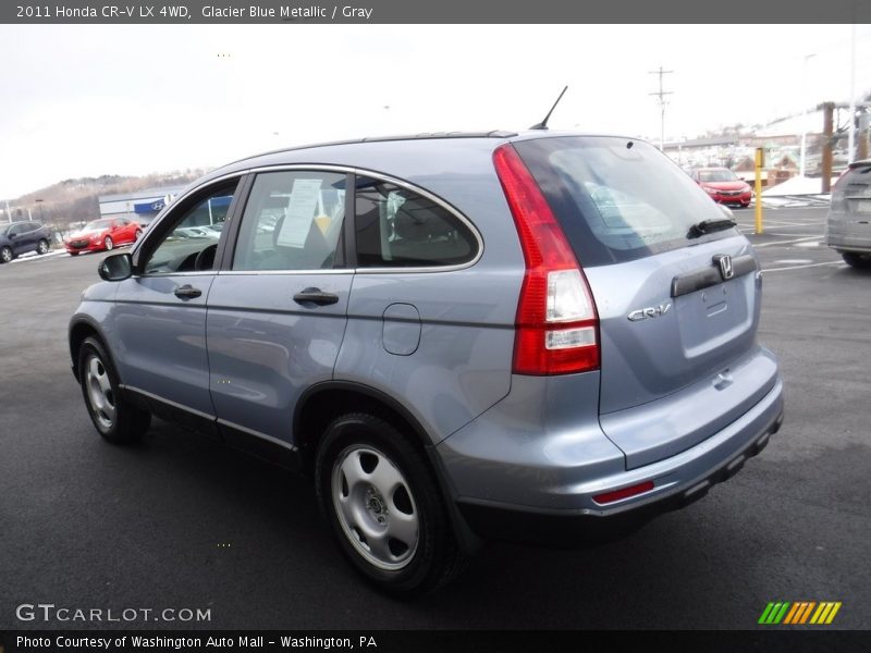 Glacier Blue Metallic / Gray 2011 Honda CR-V LX 4WD
