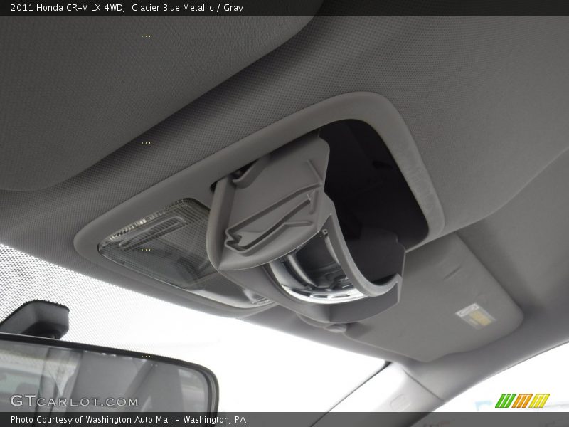 Glacier Blue Metallic / Gray 2011 Honda CR-V LX 4WD