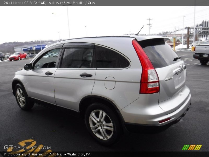 Alabaster Silver Metallic / Gray 2011 Honda CR-V EX 4WD