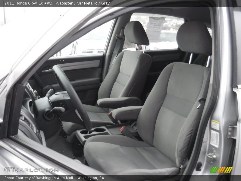 Alabaster Silver Metallic / Gray 2011 Honda CR-V EX 4WD