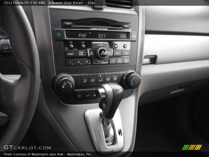 Alabaster Silver Metallic / Gray 2011 Honda CR-V EX 4WD
