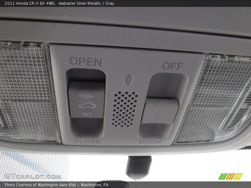 Alabaster Silver Metallic / Gray 2011 Honda CR-V EX 4WD